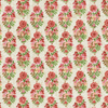 PK Lifestyles Ornaments Floral Spring Red Drapery Upholstery Fabric