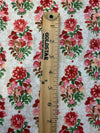 PK Lifestyles Ornaments Floral Spring Red Drapery Upholstery Fabric by the yard