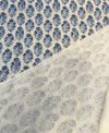 PK Lifestyles Ornaments Floral Blue Luna Drapery Upholstery Fabric by the yard