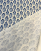 PK Lifestyles Ornaments Floral Blue Luna Drapery Upholstery Fabric by the yard