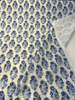 PK Lifestyles Ornaments Floral Blue Luna Drapery Upholstery Fabric by the yard