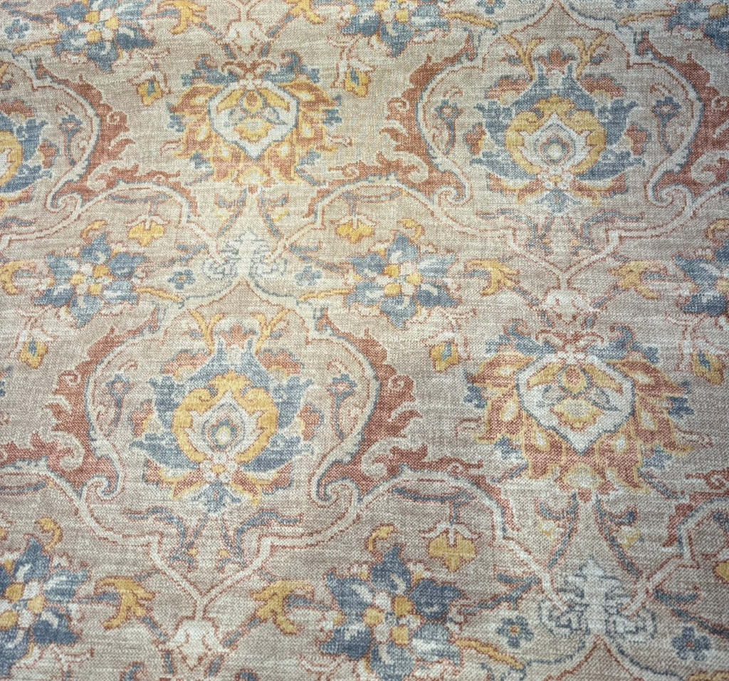 PK Lifestyles Shiraz Twine Medallion Drapery Upholstery Fabric 