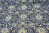 PK Lifestyles Shiraz Blue Navy Medallion Drapery Upholstery Fabric By The Yard