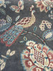 PK Lifestyles Pheasant & Fleur Shadow Gray Drapery Upholstery Fabric