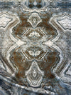 PK Mineral Springs Patina Velveteen Print Upholstery Drapery Fabric By The Yard