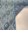 Sunbrella Alina Blue Medallion 302050-04301 Outdoor Upholstery Fabric By the yard