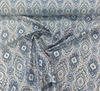 Sunbrella Alina Blue Medallion 302050-04301 Outdoor Upholstery Fabric By the yard