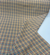 Laura & Kiran Rustic Check 1168/1 Cotton Upholstery Fabric By The Yard