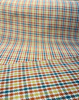 Laura & Kiran Rustic Check 1168/1 Cotton Upholstery Fabric By The Yard
