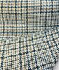 Laura & Kiran Soft Blue Houndstooth Check Upholstery 1119/13 Fabric By The Yard