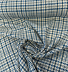 Laura & Kiran Soft Blue Houndstooth Check Upholstery 1119/13 Fabric By The Yard