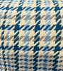 Laura & Kiran Soft Blue Houndstooth Check Upholstery 1119/13 Fabric By The Yard