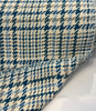 Laura & Kiran Soft Blue Houndstooth Check Upholstery 1119/13 Fabric By The Yard