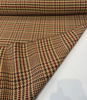 Laura & Kiran Glen Plaid Check Wine Camel Olive Fabric By The Yard