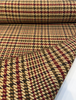 Laura & Kiran Glen Plaid Check Wine Camel Olive Fabric By The Yard