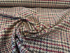 Laura & Kiran Glen Plaid Check Wine Camel Olive Fabric By The Yard