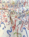 Waverly Gestures Faces Crayon Pkl Studio Cotton Linen Fabric