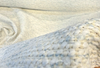 Dreamy White Blue Mist Textured Boucle Performance Upholstery Fabric By The Yard