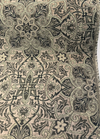 Persian Medallion Damask Tan Mill Creek Chenille Upholstery Fabric By The Yard