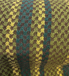 Laura & Kiran Meadow Stripe Check Green Drapery Upholstery Fabric By The Yard