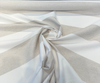 Sunbrella Afar Stripe Flax White Upholstery Outdoor Fabric By the yard