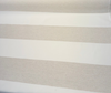 Sunbrella Afar Stripe Flax White Upholstery Outdoor Fabric By the yard