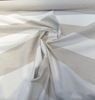Sunbrella Afar Stripe Flax White Upholstery Outdoor Fabric By the yard