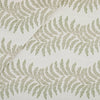 Sunbrella Swoon Sage 146903-0001 outdoor upholstery fabric, sage green fern stripe on soft white