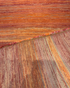 Sunbrella Express Sangria unrolled showing the full painterly ombré color variation