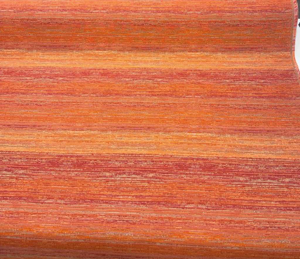 Sunbrella Express Sangria 145336-0004 outdoor fabric in red and burnt orange strié texture