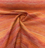 Sunbrella Express Sangria fabric folded back to show the reverse side and woven structure