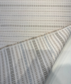 Esti Birch beige and taupe stripe on ivory Sunbrella performance fabric