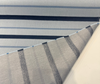 Revival Denim railroaded stripe Sunbrella acrylic fabric on the roll