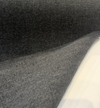 Black chenille fabric with fine charcoal and silver-gray slubs