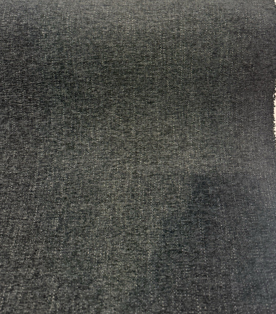 Hennessy Panther black textured chenille upholstery fabric