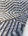 Sunbrella Etna Heron Geometric 146590-0005 Outdoor Upholstery Fabric By the yard