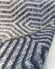 Sunbrella Etna Heron Geometric 146590-0005 Outdoor Upholstery Fabric By the yard