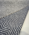 Sunbrella Etna Heron Geometric 146590-0005 Outdoor Upholstery Fabric By the yard