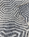 Sunbrella Etna Heron Geometric 146590-0005 Outdoor Upholstery Fabric By the yard