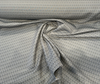 Small-scale teal diamond dot jacquard for pew cushions and bench seating