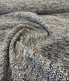 Black charcoal tweed chenille fabric 54 inches wide for sofas and chairs