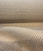 Sunbrella Posh Oat herringbone solution-dyed acrylic fabric 54 inches wide
