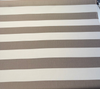 Sunbrella Rue Mocha brown cream cabana stripe indoor outdoor upholstery fabric