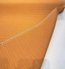 Dupione Tangerine solution-dyed acrylic orange fabric 54 inches wide