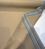 Dupione Raffia fine ribbed texture in wheat camel and honey close-up