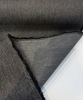Sunbrella Hint Coal heathered dark gray fabric on the roll