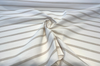 Sunbrella Mixi Linen railroaded ticking stripe fabric 54 inches wide