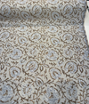 Veena Wildwood 146596-0001 scrolling rose and vine pattern close-up