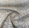 Veena Wildwood blue tan cream floral performance fabric 54 inches wide