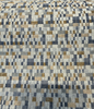 Kravet Design 34697-521 blue gold ochre pixel mosaic Crypton Home upholstery fabric